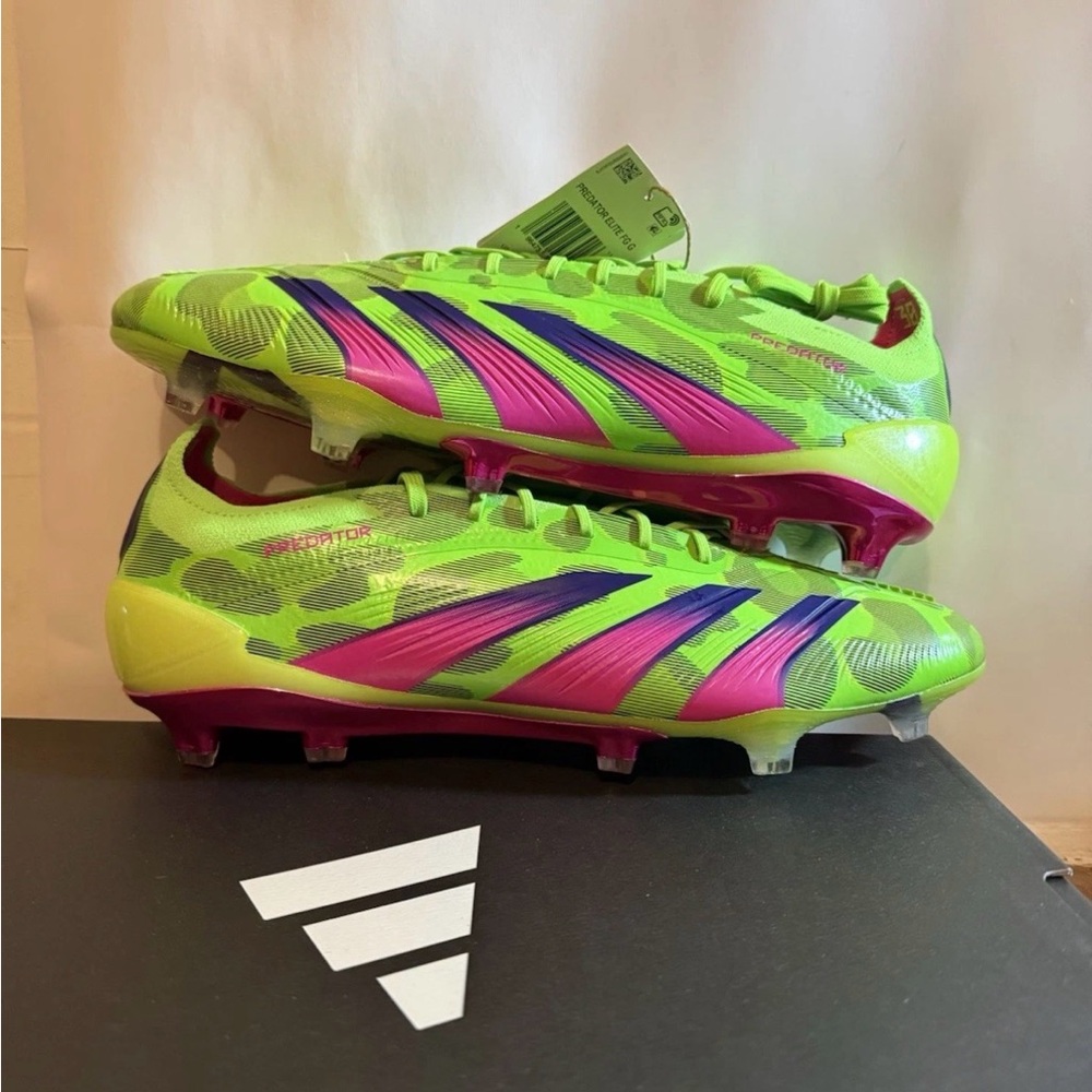 Adidas Predator Elite FG Neon Green Cleats